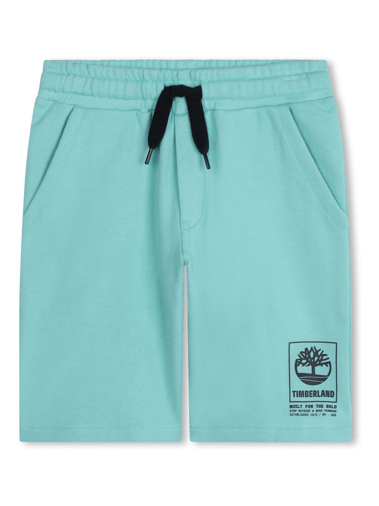 Timberland Logo Jersey Blue Shorts - Image 2 of 3