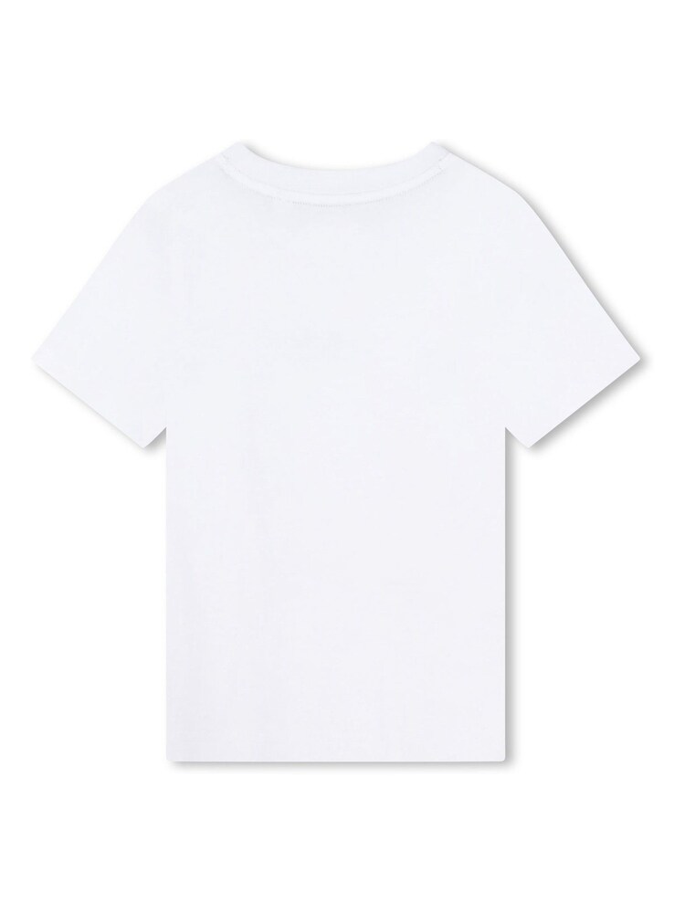 Timberland Logo Short Sleeve White T-Shirt - Image 2 of 2 Timberland Logo Short Sleeve White T-Shirt - Image 2 of 2