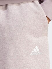 adidas Purple Sportswear Seasonal Essentials Mélange Shorts - Image 4 of 6