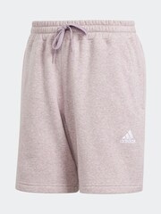 adidas Purple Sportswear Seasonal Essentials Mélange Shorts - Image 6 of 6