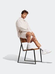 adidas Cream Sportswear All Szn Fleece Shorts - Image 3 of 6