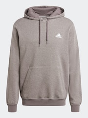 adidas Pink Sportswear Seasonal Essentials Mélange Hoodie - Image 7 of 8