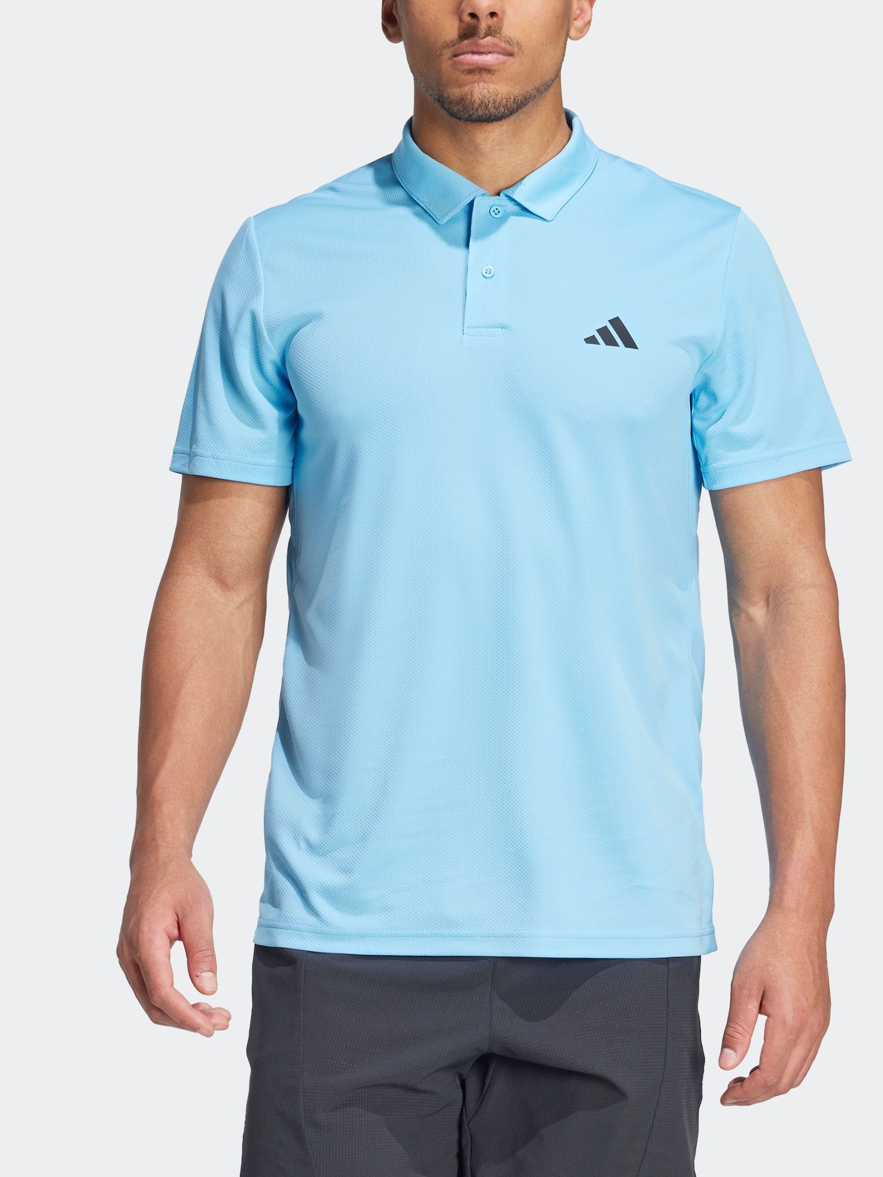 Buy adidas Light Blue Train Essentials Training Polo Shirt from Next Bahrain