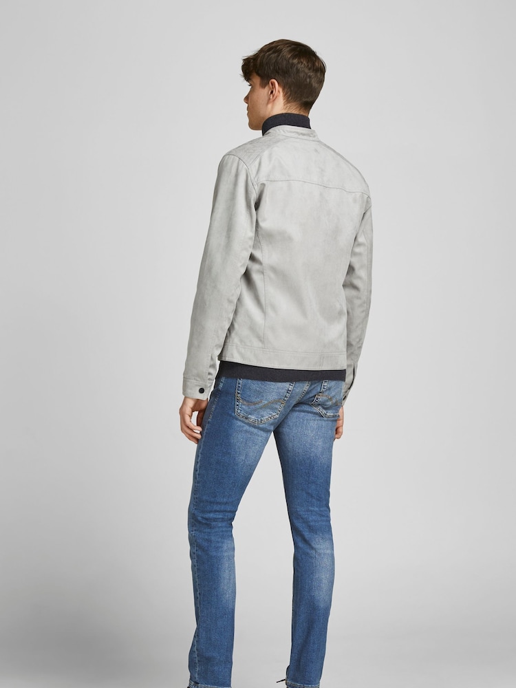 Умеренный синий - Джинсы узкого кроя Jack & Jones Glenn - Изображение 2 из 5