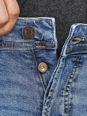 Умеренный синий - Джинсы узкого кроя Jack & Jones Glenn - Изображение 4 из 5
