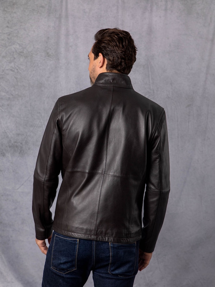 Lakeland Leather Brown Preston Leather Jacket - Image 2 of 9
