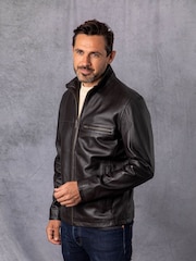Lakeland Leather Brown Preston Leather Jacket - Image 6 of 9