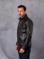 Lakeland Leather Brown Preston Leather Jacket - Image 7 of 9