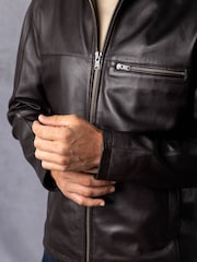 Lakeland Leather Brown Preston Leather Jacket - Image 9 of 9