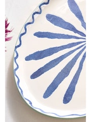 Blue Patterned Serve Platter - Image 3 of 5