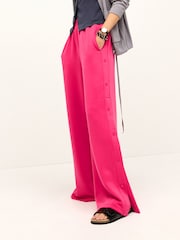 Pink Soft Jersey Popper Side Trousers - Image 3 of 6