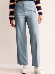 Boden Light Blue Westbourne Wool Trousers - Image 1 of 6
