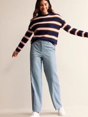 Boden Light Blue Westbourne Wool Trousers - Image 3 of 6