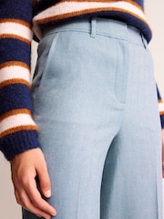 Boden Light Blue Westbourne Wool Trousers - Image 4 of 6