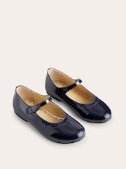Boden Blue Leather Mary Shoes - Image 2 of 2