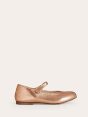 Boden Metallic Leather Mary Shoes - Image 1 of 3