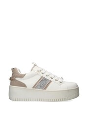 KG Kurt Geiger Leslie Gem White Trainers - Image 2 of 5