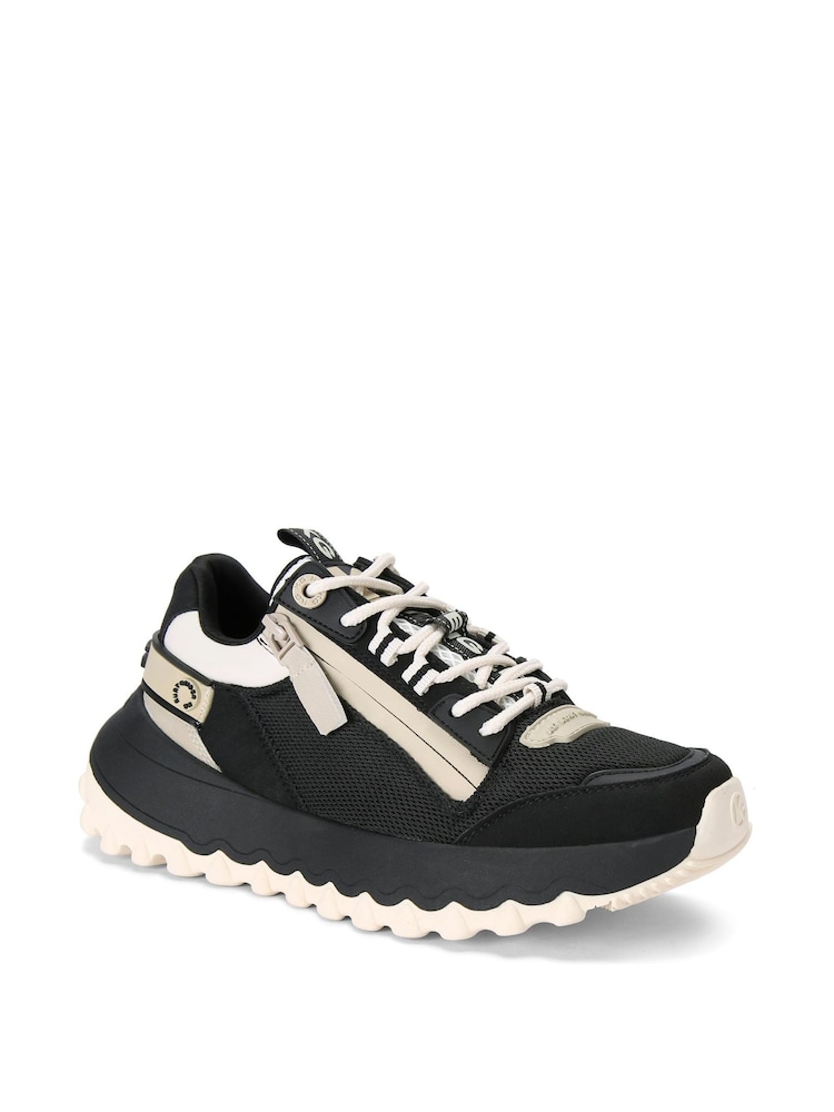 KG Kurt Geiger Lowell Zip Black Trainers - Image 3 of 5