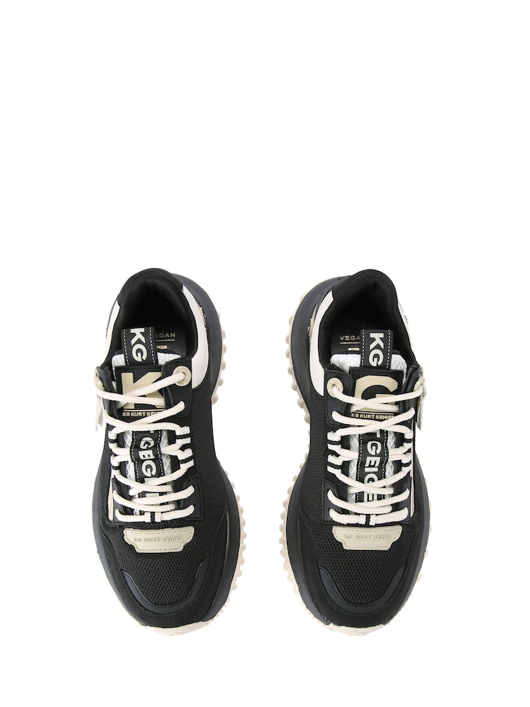 KG Kurt Geiger Lowell Zip Black Trainers - Image 4 of 5