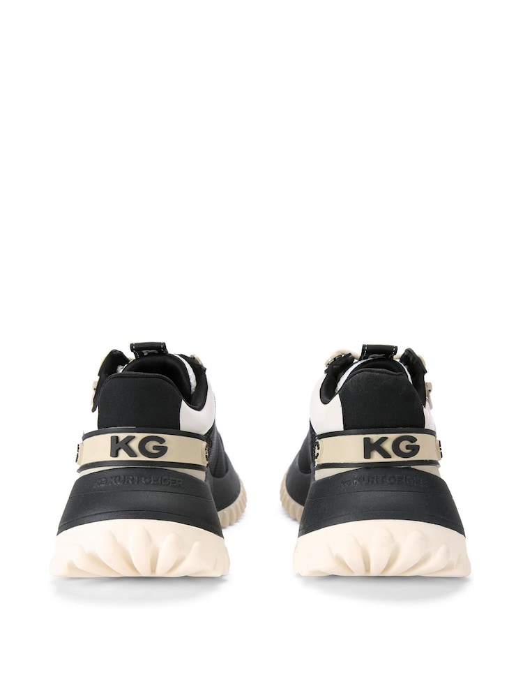 KG Kurt Geiger Lowell Zip Black Trainers - Image 5 of 5