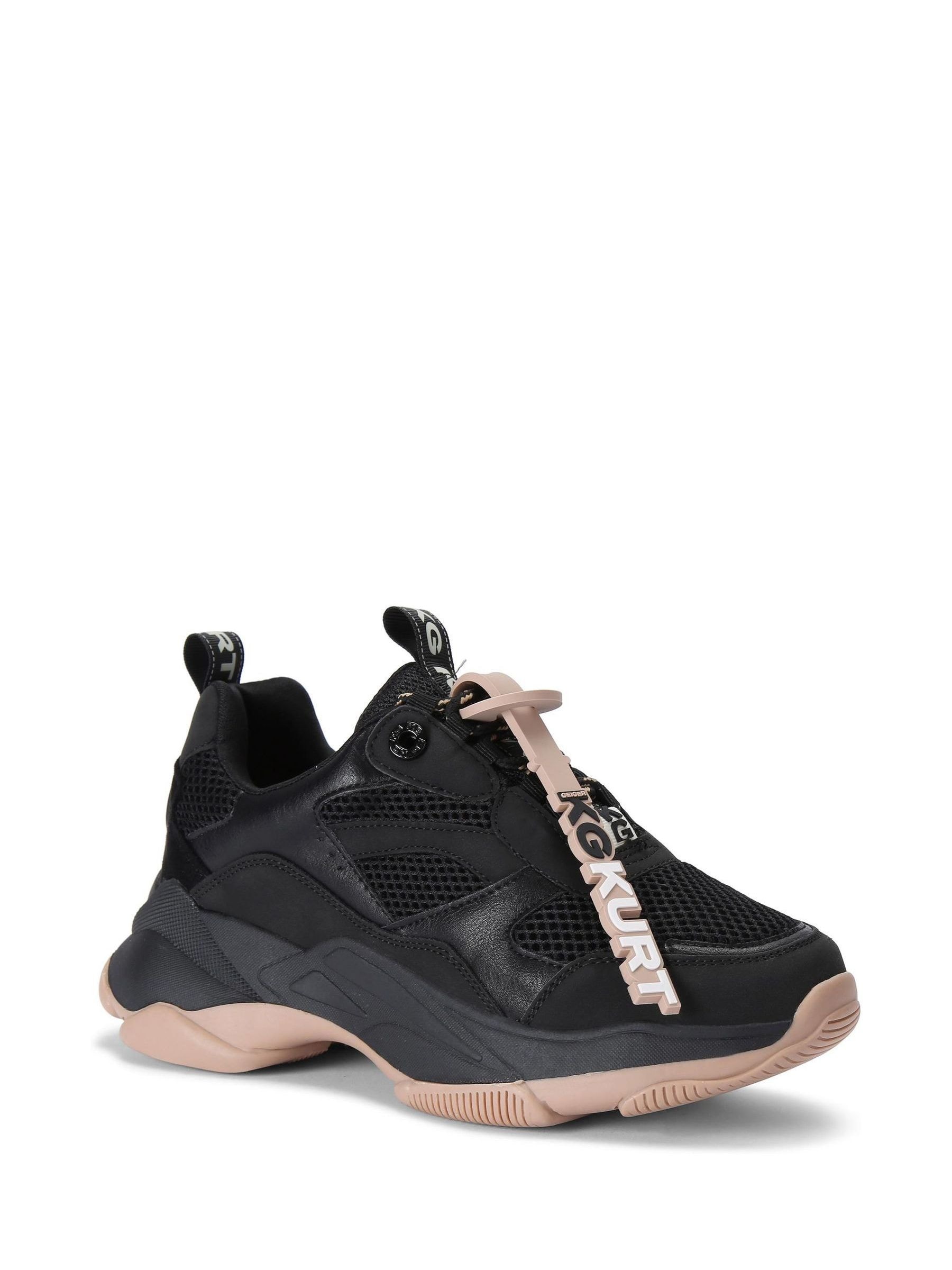 Buy KG Kurt Geiger Black Lila Lace-Up Trainers from Next USA