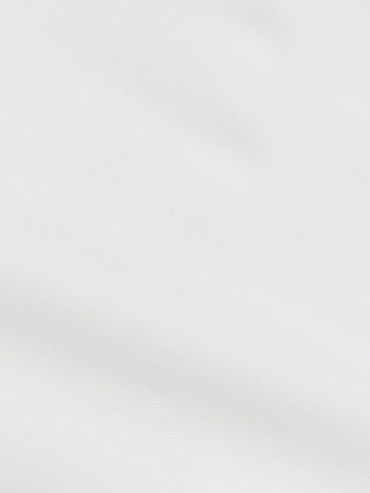 River Island White Slim Fit 100% Cotton Studio Heavyweight T-Shirt - Image 6 of 6