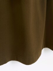 River Island Khaki Green Muscle Fit T-Shirt - Image 5 of 5