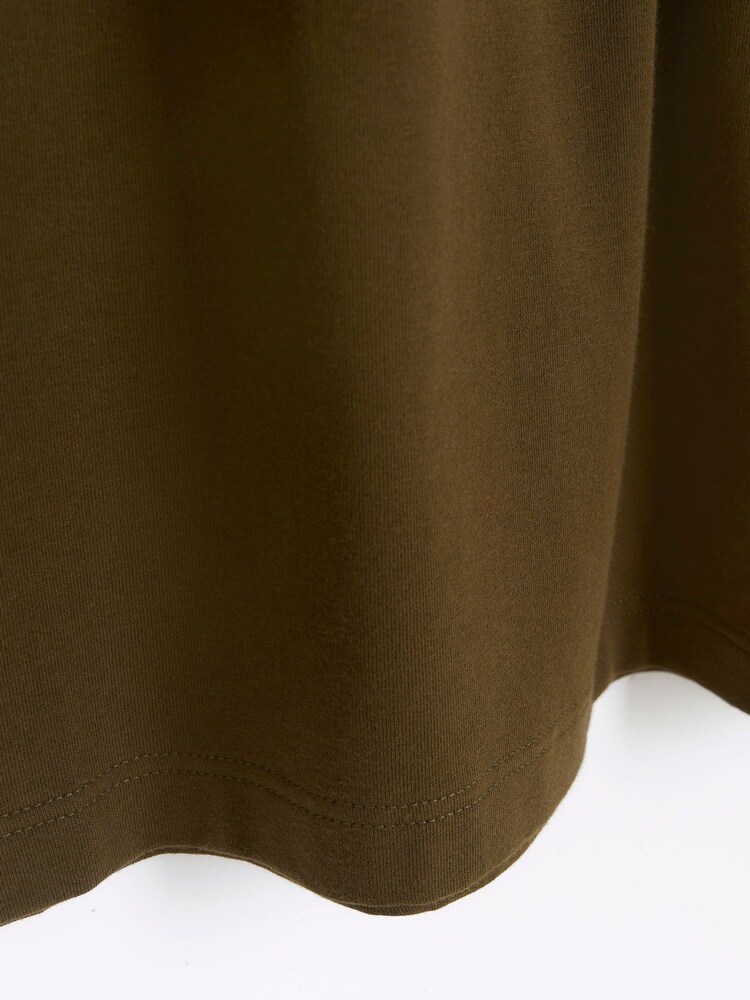 River Island Khaki Green Muscle Fit T-Shirt - Image 5 of 5