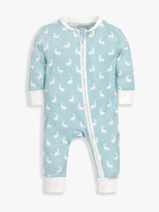 The Little Tailor Luxury 3 Baby Gift Set; Sleepsuit, Hat and Rubber Teether Toy - Image 2 of 13