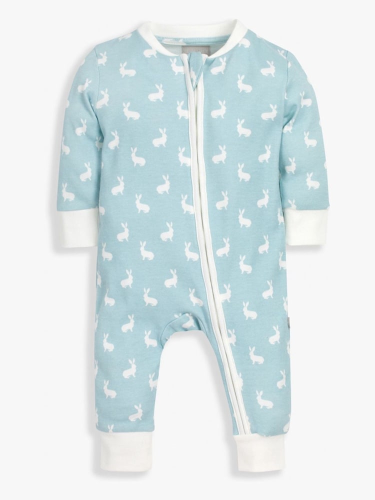 The Little Tailor Luxury 4 Piece Baby Gift Set; Jersey Blanket, Sleepsuit, Bodysuit and Jersey 100% Cotton Hat - Image 2 of 5