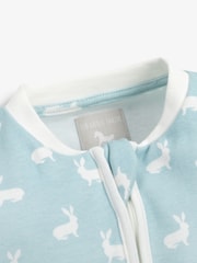 The Little Tailor Luxury 4 Piece Baby Gift Set; Jersey Blanket, Sleepsuit, Bodysuit and Jersey 100% Cotton Hat - Image 5 of 5