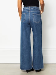 Albaray Blue Full Length Wide Leg Jeans - Image 2 of 4