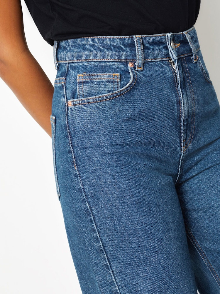 Albaray Blue Full Length Wide Leg Jeans - Image 3 of 4