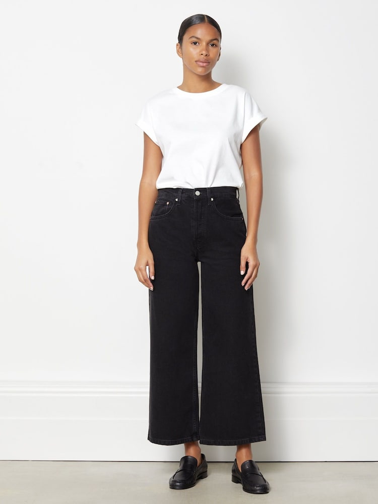 Albaray Black Wide Leg Jeans - Image 1 of 4