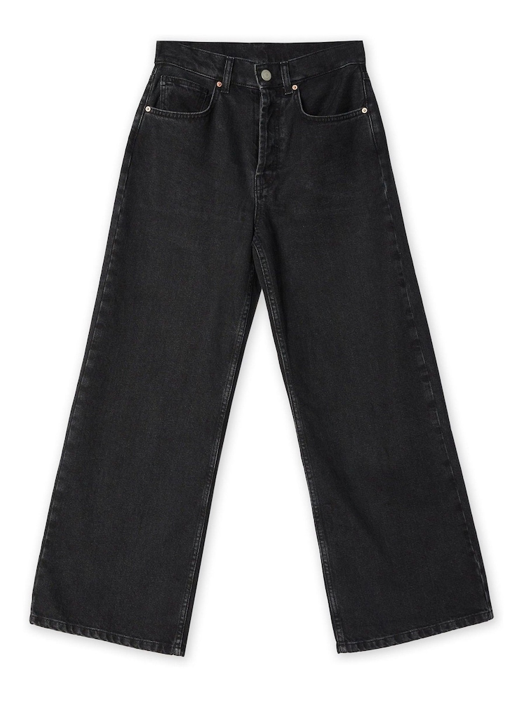 Albaray Black Wide Leg Jeans - Image 4 of 4