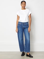 Albaray Boyfriend Indigo Blue Wash Jeans - Image 1 of 4