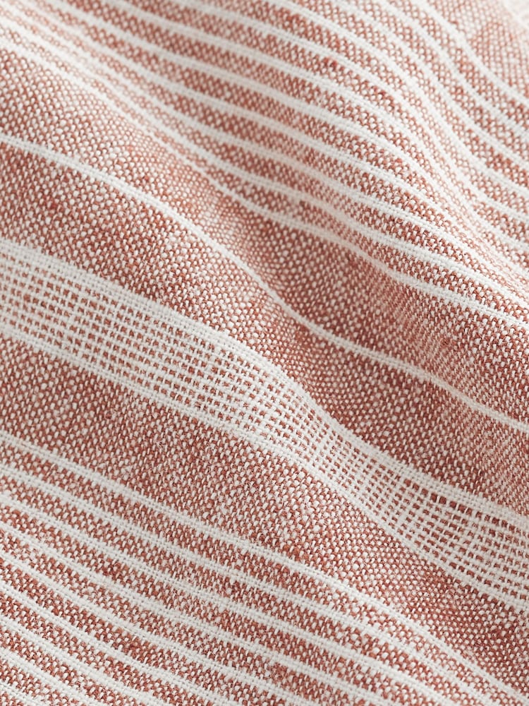 Rust Stripe Linen Blend Pull-On Shorts (3mths-7yrs) - Image 8 of 8 Rust Stripe Linen Blend Pull-On Shorts (3mths-7yrs) - Image 8 of 8