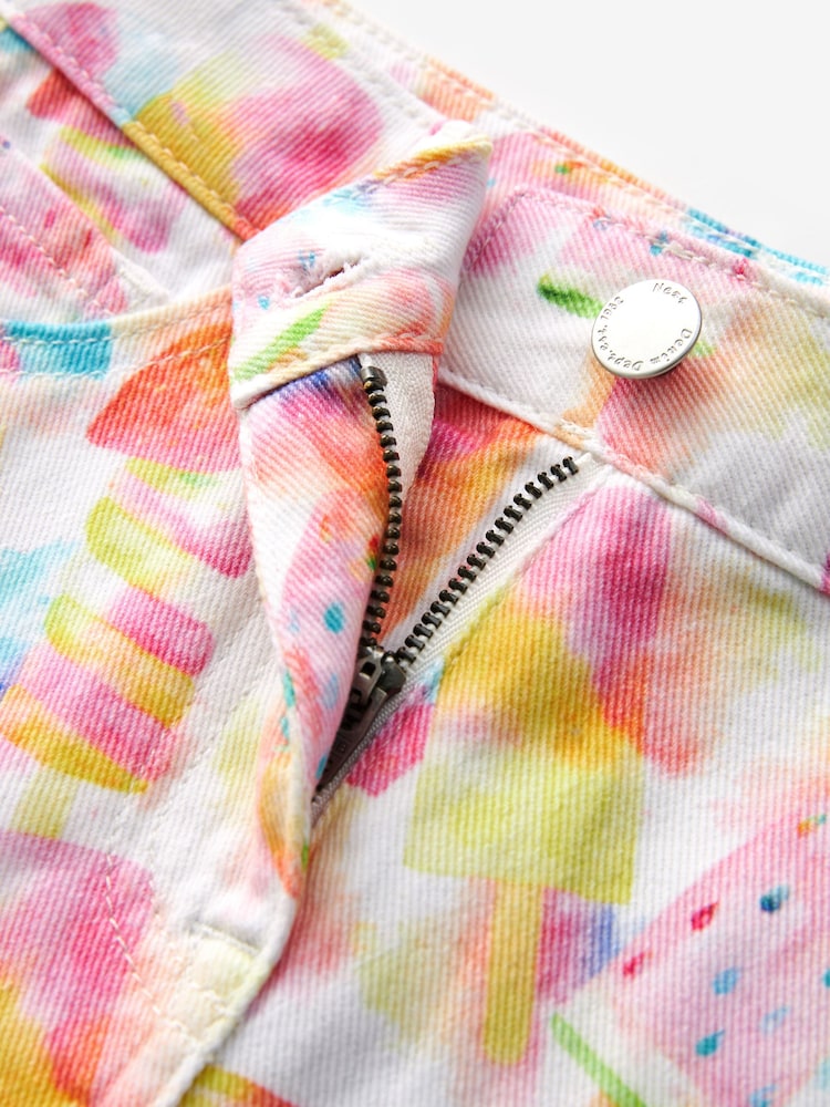 Multi Regular Length Frayed Edge Shorts (3-16yrs) - Image 6 of 6