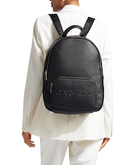 Carvela Khaki Green Frame Backpack Bag - Image 1 of 7