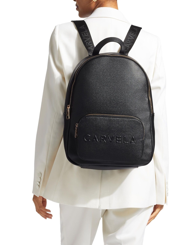 Carvela Khaki Green Frame Backpack Bag - Image 1 of 7