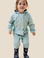 MORI Green Dinosaur Waterproof Puddlesuit - Image 1 of 6