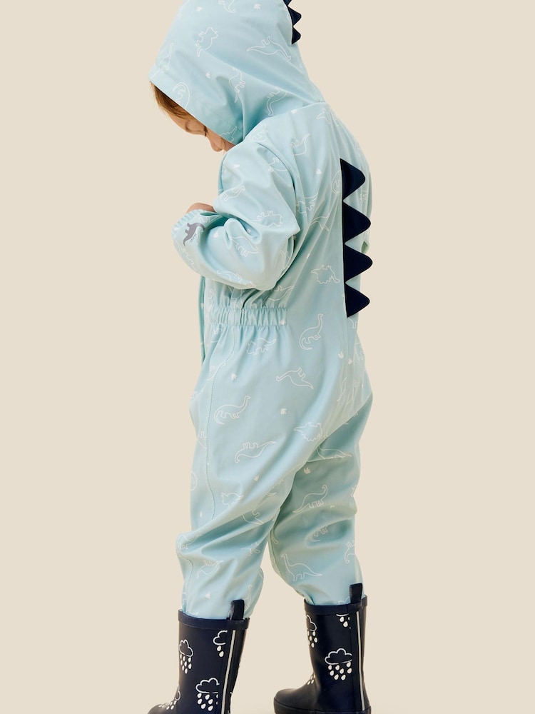 MORI Green Dinosaur Waterproof Puddlesuit - Image 2 of 6