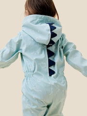 MORI Green Dinosaur Waterproof Puddlesuit - Image 3 of 6