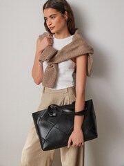 Black Weave Tote Bag - Image 1 of 16