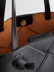 Black Weave Tote Bag - Image 11 of 16