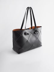 Black Weave Tote Bag - Image 9 of 16
