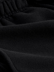 Black Raw Edge Washed Jersey Shorts - Image 6 of 6