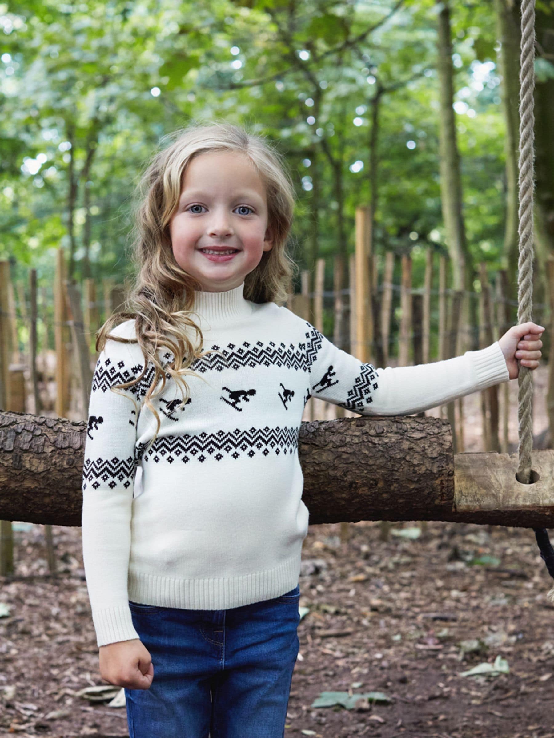 Buy The Little Tailor Kids Slim Fit Ski Design Knitted Christmas Jumper from Next USA