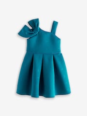 Baker by Ted Baker Bow Shoulder Embossed Scuba Dress - Image 4 of 9