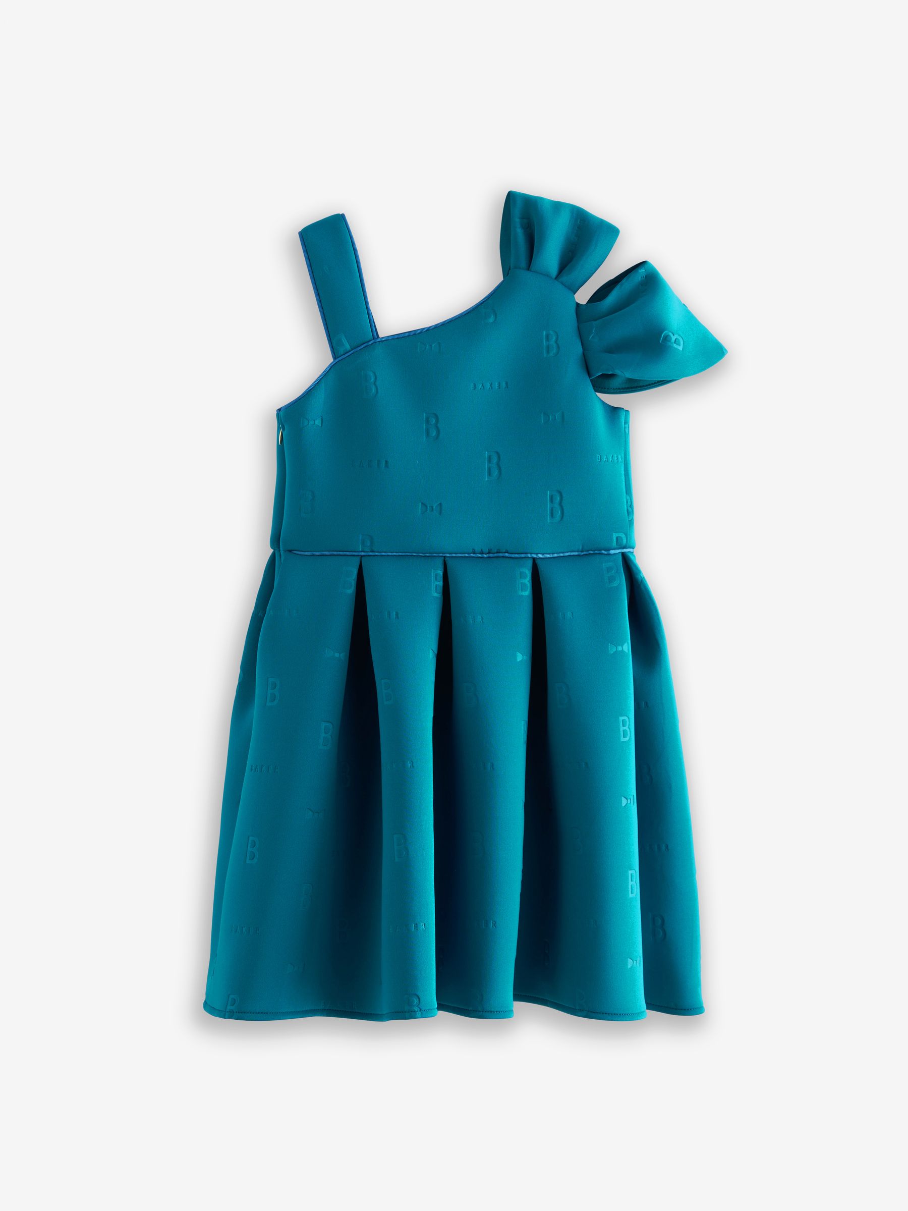 Buy Baker by Ted Baker Bow Shoulder Embossed Scuba Dress from Next Luxembourg